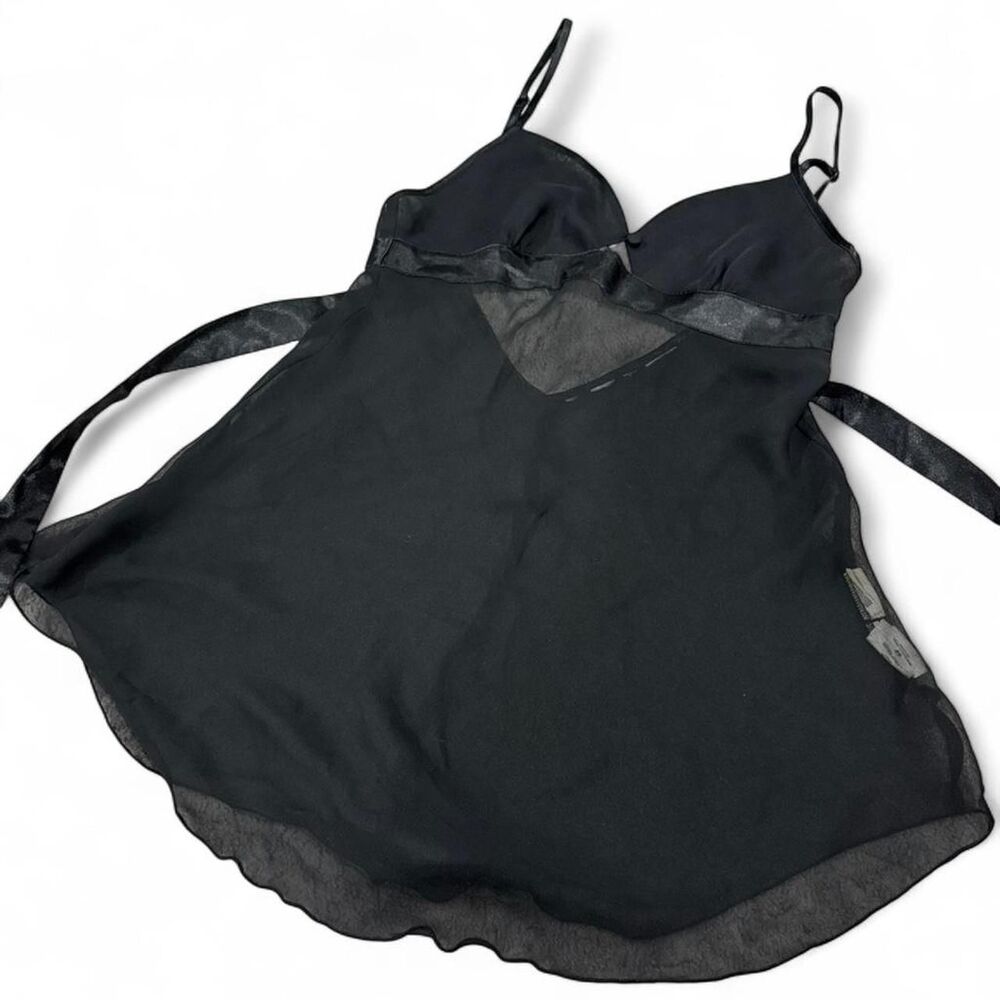 Sheer Black Nightgown